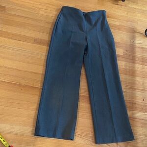 Elegant Talbots Classic Gray Wide-Leg Pants